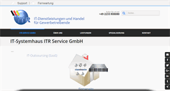 Desktop Screenshot of itr-service.de