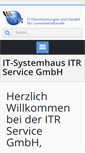 Mobile Screenshot of itr-service.de